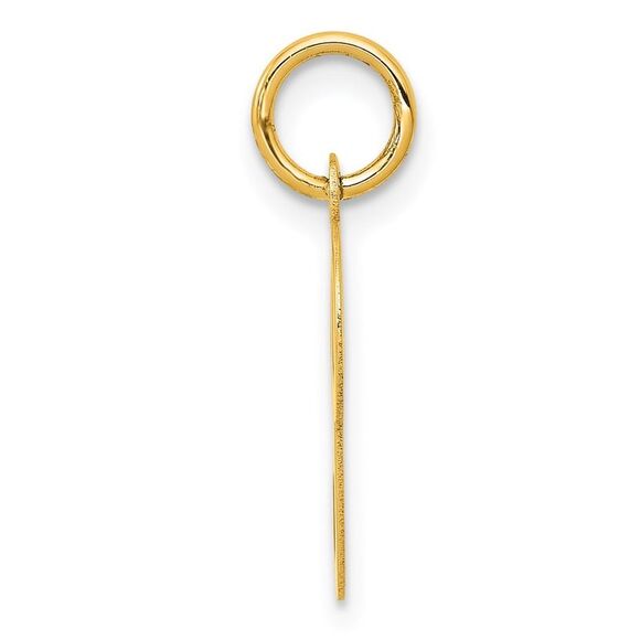 14k Yellow Gold, Sophia Collection, Small Script Initial P Pendant - Picture 2 of 5